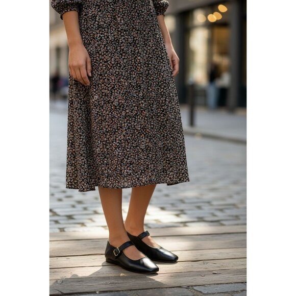 Sam Edelman Michaela Mary Jane Black Leather Loafers Flats Ballet Slipper Sze9.5 - Picture 2 of 14